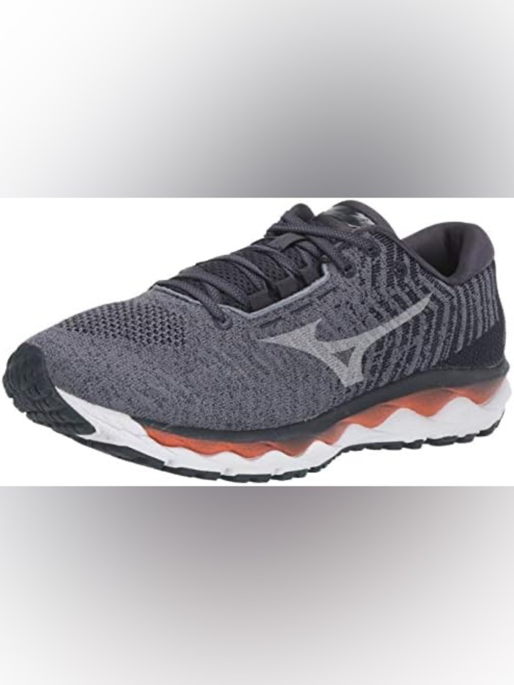 Mizuno Wave Sky Waveknit™ 3 Men's Running Shoe, Size 7, Flintstone-Vapor